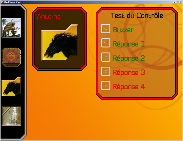 Test du contrôle