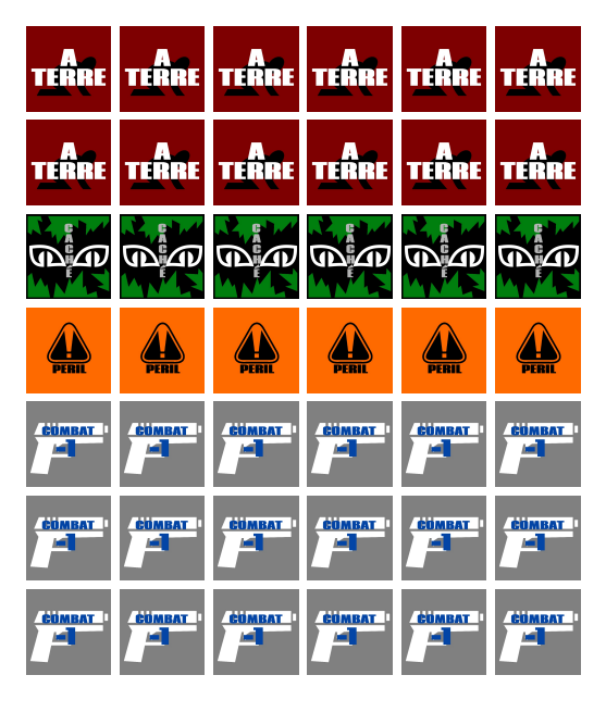 Tokens pour Pulp Alley