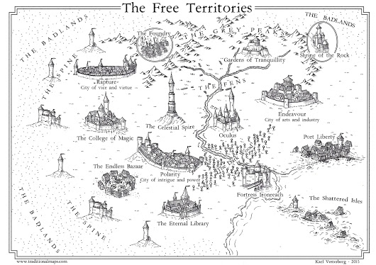 Cartes des Terres Libres