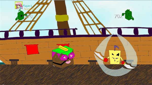 Screenshot de Pirate Cubes